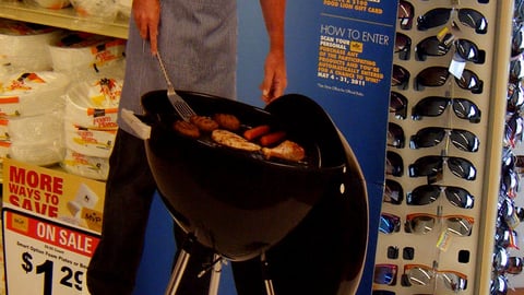 Food Lion 'Great MVP Cookout' Standee