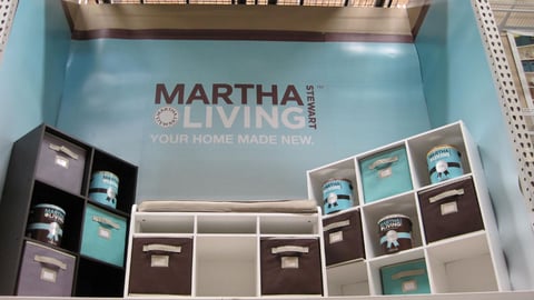 Home Depot Martha Stewart Living In-Line Display