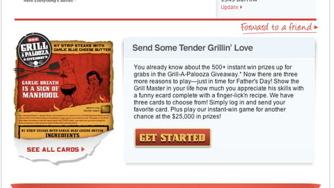 H-E-B 'Grill-A-Palooza' Father's Day Email