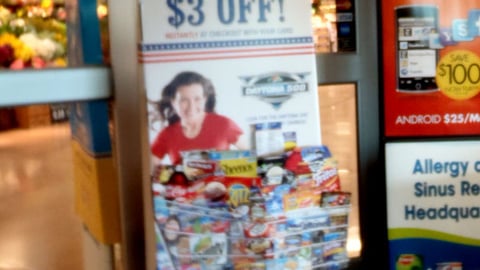 Kroger Daytona 500 'Buy 10' Standee