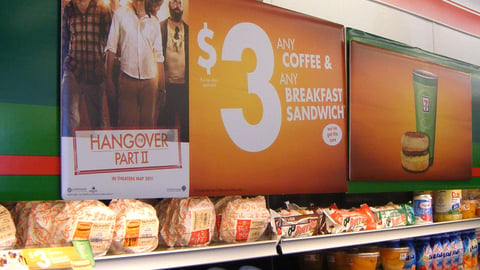 7-Eleven 'Hangover 2' Wall Sign