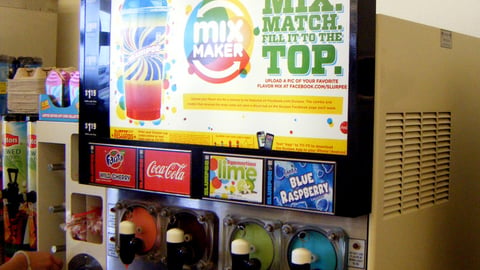 7-Eleven 'MixMaker' Slurpee Translite