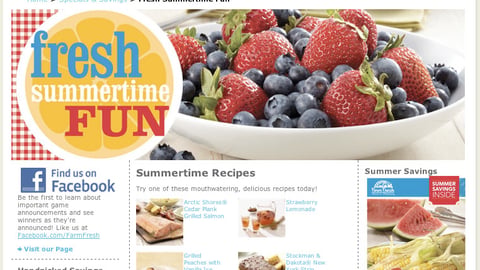 Farm Fresh 'Summertime Fun' Home Page