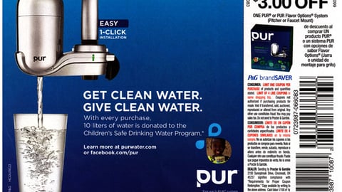Pur 'Safe Drinking Water' FSI