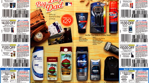 P&G 'Big League Dad' FSI