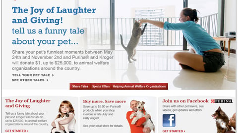 Purina Kroger 'Tales' Website
