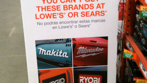 Home Depot 'Advantage' Standee