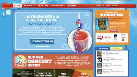7-Eleven 'MixMaker' Slurpee Home Page