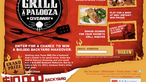 H-E-B 'Grill-A-Palooza' Microsite
