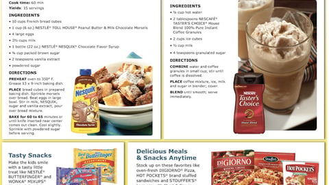 Dollar General Nestlé Recipes Page