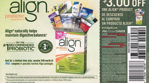 Align Coupon Offer FSI
