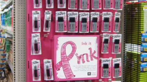Sharpie 'Ink it Pink' Endcap