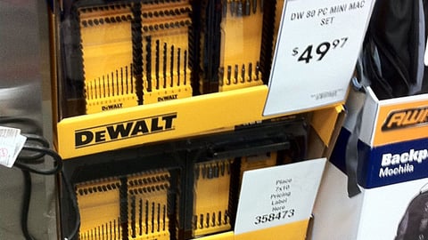Lowe's DeWalt Shipper