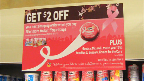 Giant-Landover Yoplait Bulk Purchase Incentive Sign