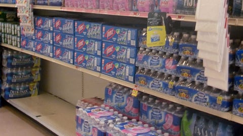 Acme 'Pink' Bottled Water Merchandising