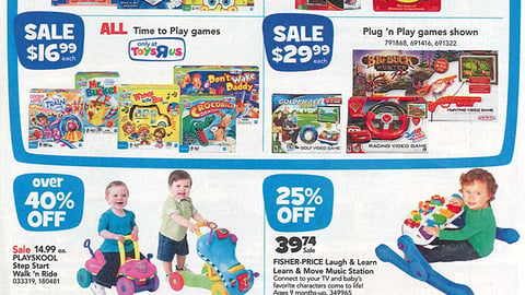 Toys "R" Us 'Wish List' Feature