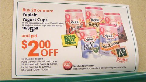 Giant-Carlisle Yoplait Bulk-Purchase Incentive Sign