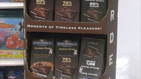 Ghirardelli Pink Floorstand