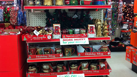 Family Dollar Holiday Endcap