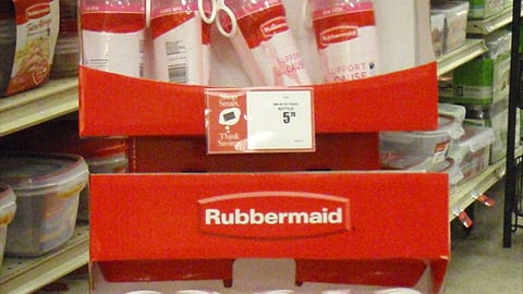 Rubbermaid Pink Bottle Floorstand