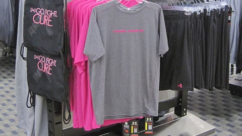 Under Armour 'Pink' Mobile Rack