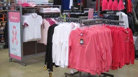 Dick's 'Pink' Mobile Racks