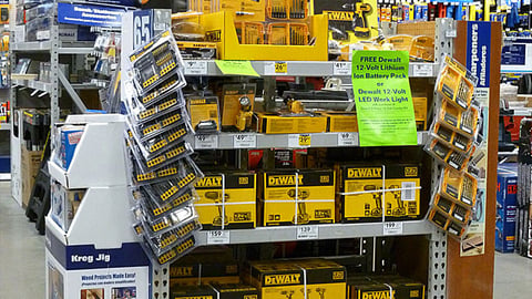 Lowe's DeWalt 'Power Deals' Display