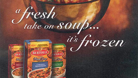 Bertolli Frozen Soup FSI