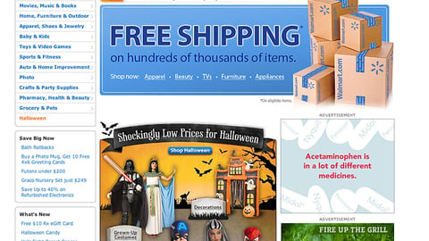 Walmart 'Free Shipping' Leaderboard