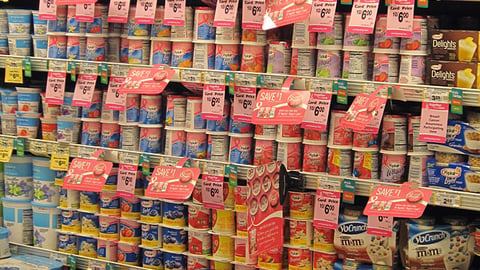 Dominick's Yoplait 'Save Lids to Save Lives' Shelf Set