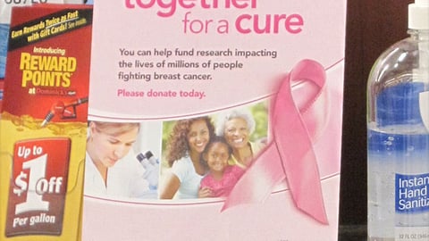 Dominick's 'Together for a Cure' Counter Sign