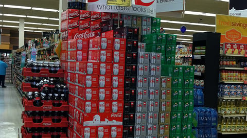 Jewel-Osco Coca-Cola Endcap