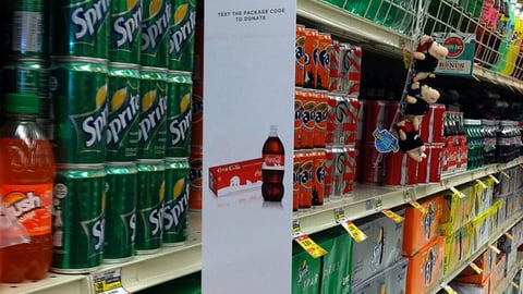 Coca-Cola 'Arctic Home' Aisle Violator