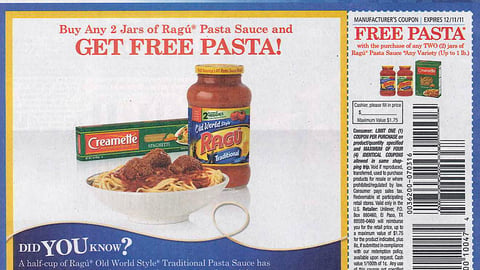 Ragu Creamette FSI