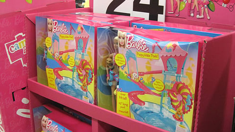 Barbie Walmart 'Toyland' Floorstand
