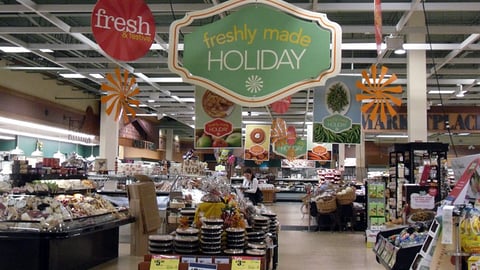 Acme 'Freshly Made Holiday' Ceiling Signs