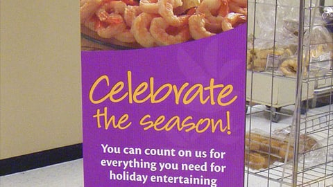 Giant-Landover 'Celebrate' Stanchion Sign