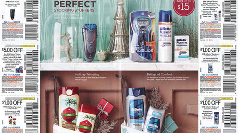 P&G 'Perfect Stocking Stuffers' FSI