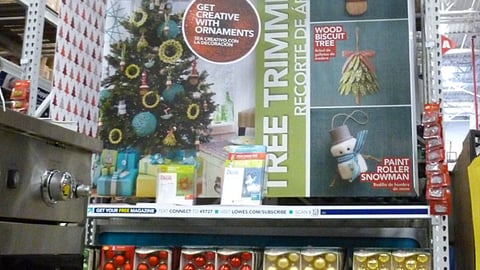 Lowe's 'Tree Trimming' Endcap