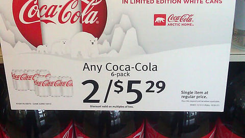 7-Eleven Coca-Cola 'Arctic Home' Shelf Signs