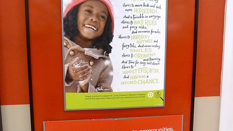 Target St. Jude Framed Sign
