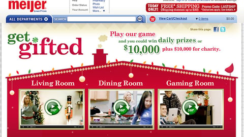 Meijer 'Get Gifted' Landing Page