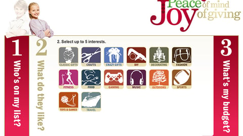 Meijer 'Gift Finder' Microsite