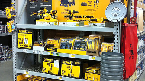 Lowe's DeWalt 'Power Gifting' Endcap Display