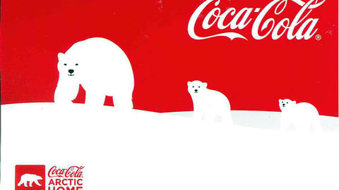 Coca-Cola 'Arctic Home' Postcard