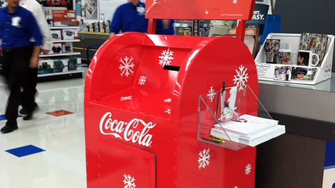Coca-Cola 'Holiday Caravan' Mailbox