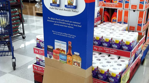 Meijer 'Simply Give' Standee