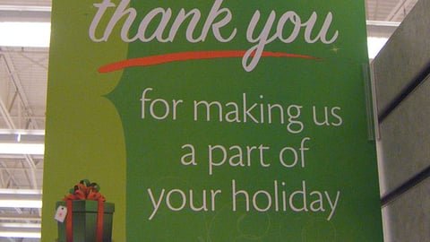 Giant-Carlisle 'Thank You' Sign