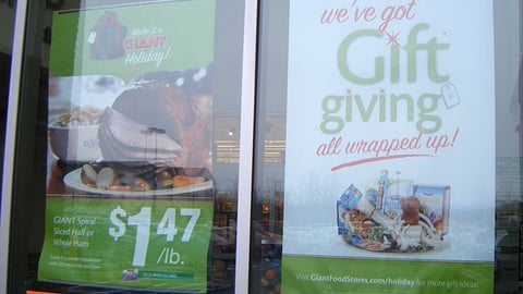 Giant-Carlisle Holiday Window Posters