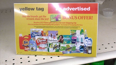 Pathmark P&G Incentive Counter Sign